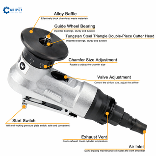 Gripgy™ Pneumatic 45° Chamfering Tool