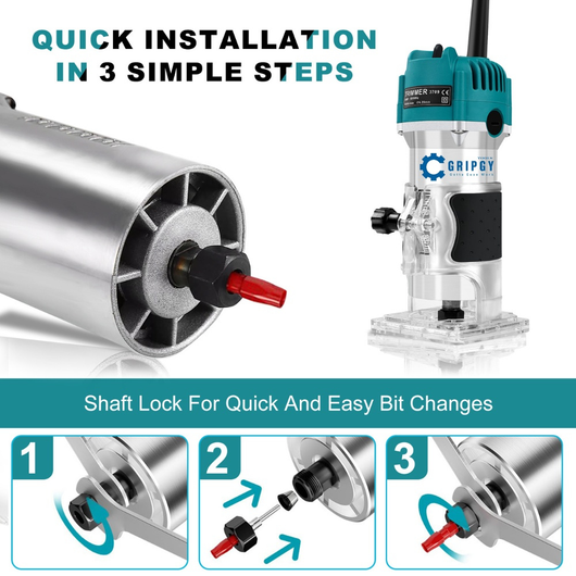 Gripgy™ Palm Router