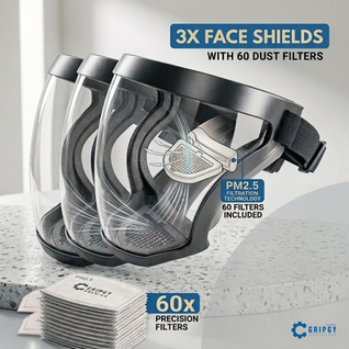 Gripgy™ Anti-Dust & Fog-Free Face Shield