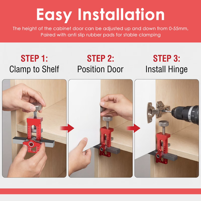 Gripgy™ Cabinet Door Mounting Jig Tool