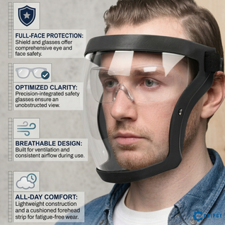 Gripgy™ Anti-Dust & Fog-Free Face Shield