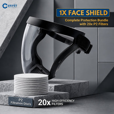 Gripgy™ Anti-Dust & Fog-Free Face Shield